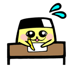 Hermit crab Pudding sticker #7347563