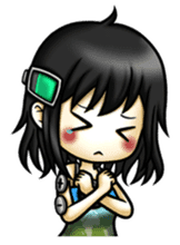 gijin kanojo sticker #7347827