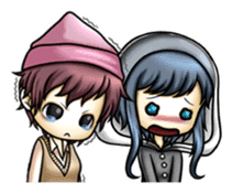 gijin kanojo sticker #7347838