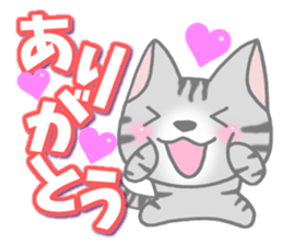 American Shorthair. Sticker of cat. sticker #7348048