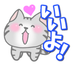 American Shorthair. Sticker of cat. sticker #7348053