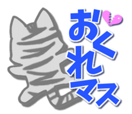 American Shorthair. Sticker of cat. sticker #7348058