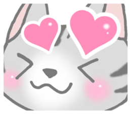 American Shorthair. Sticker of cat. sticker #7348066