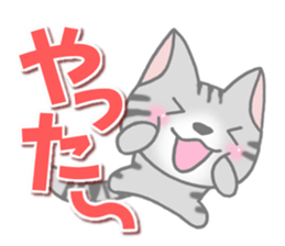 American Shorthair. Sticker of cat. sticker #7348072