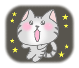 American Shorthair. Sticker of cat. sticker #7348081