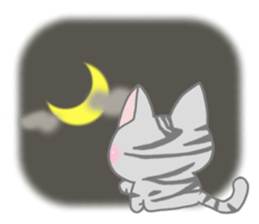 American Shorthair. Sticker of cat. sticker #7348082