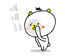 WHITE BEARS GOOD TIME sticker #7348311