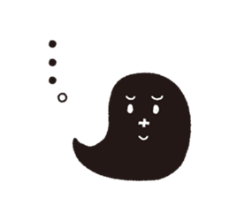BLACK GHOST2 sticker #7348789