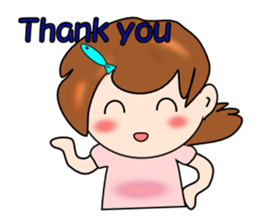 What's a cute English. sticker #7348805