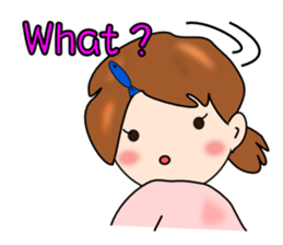 What's a cute English. sticker #7348807