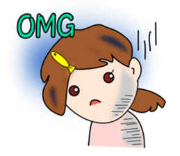 What's a cute English. sticker #7348811