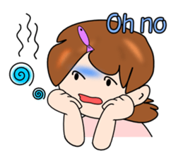 What's a cute English. sticker #7348817