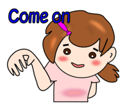 What's a cute English. sticker #7348830