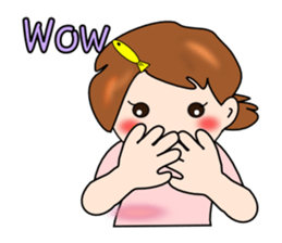 What's a cute English. sticker #7348832