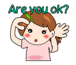 What's a cute English. sticker #7348834