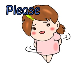 What's a cute English. sticker #7348837