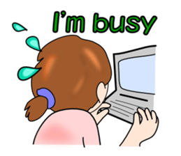 What's a cute English. sticker #7348838