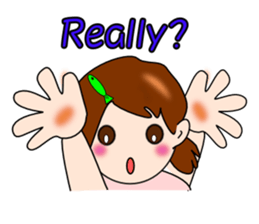 What's a cute English. sticker #7348841