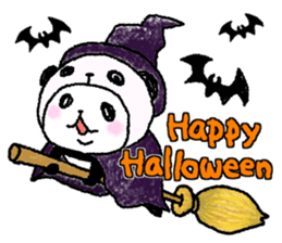 Panda in panda (fall version) sticker #7349092