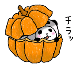 Panda in panda (fall version) sticker #7349093