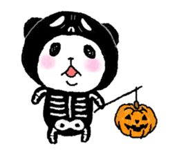 Panda in panda (fall version) sticker #7349096