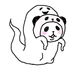 Panda in panda (fall version) sticker #7349097