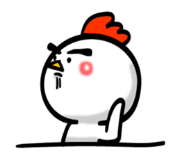Easy to use Taiwanese & Jp Chicken 0-1 sticker #7349907