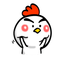 Easy to use Taiwanese & Jp Chicken 0-1 sticker #7349917