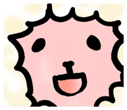 The cute lazy sheep sticker #7350415