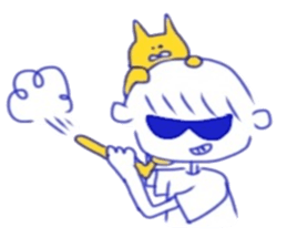 cat&me. sticker #7351013