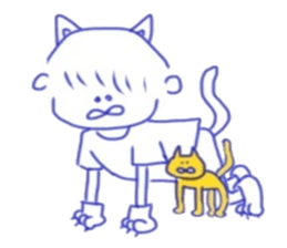 cat&me. sticker #7351015