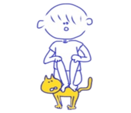 cat&me. sticker #7351019