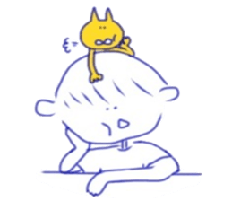 cat&me. sticker #7351023