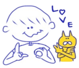 cat&me. sticker #7351035