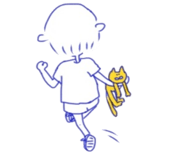 cat&me. sticker #7351043