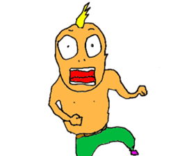 Excited man sticker #7351364