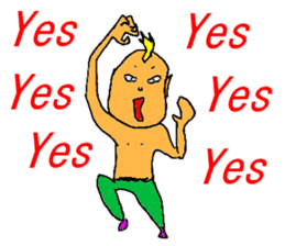 Excited man sticker #7351365