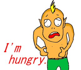 Excited man sticker #7351366