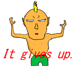 Excited man sticker #7351374