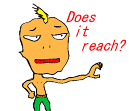 Excited man sticker #7351380