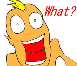 Excited man sticker #7351383