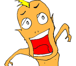 Excited man sticker #7351384