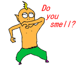 Excited man sticker #7351385