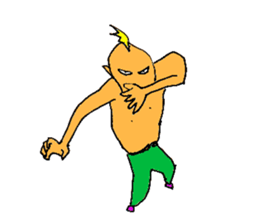 Excited man sticker #7351386