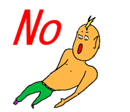 Excited man sticker #7351387