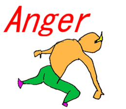 Excited man sticker #7351388