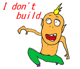 Excited man sticker #7351391