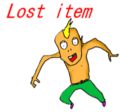 Excited man sticker #7351394