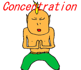 Excited man sticker #7351396