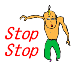 Excited man sticker #7351397